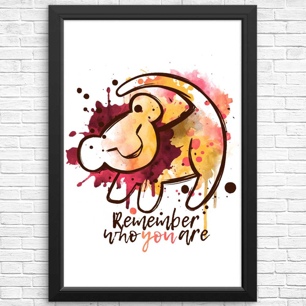 Inspirational 'Remember Who You Are' Wall Posters and Prints