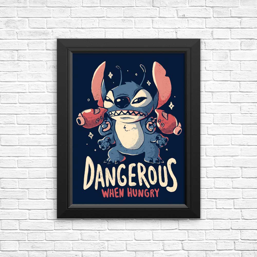 Eye - Catching 'Dangerous When Hungry' Posters and Wall Prints
