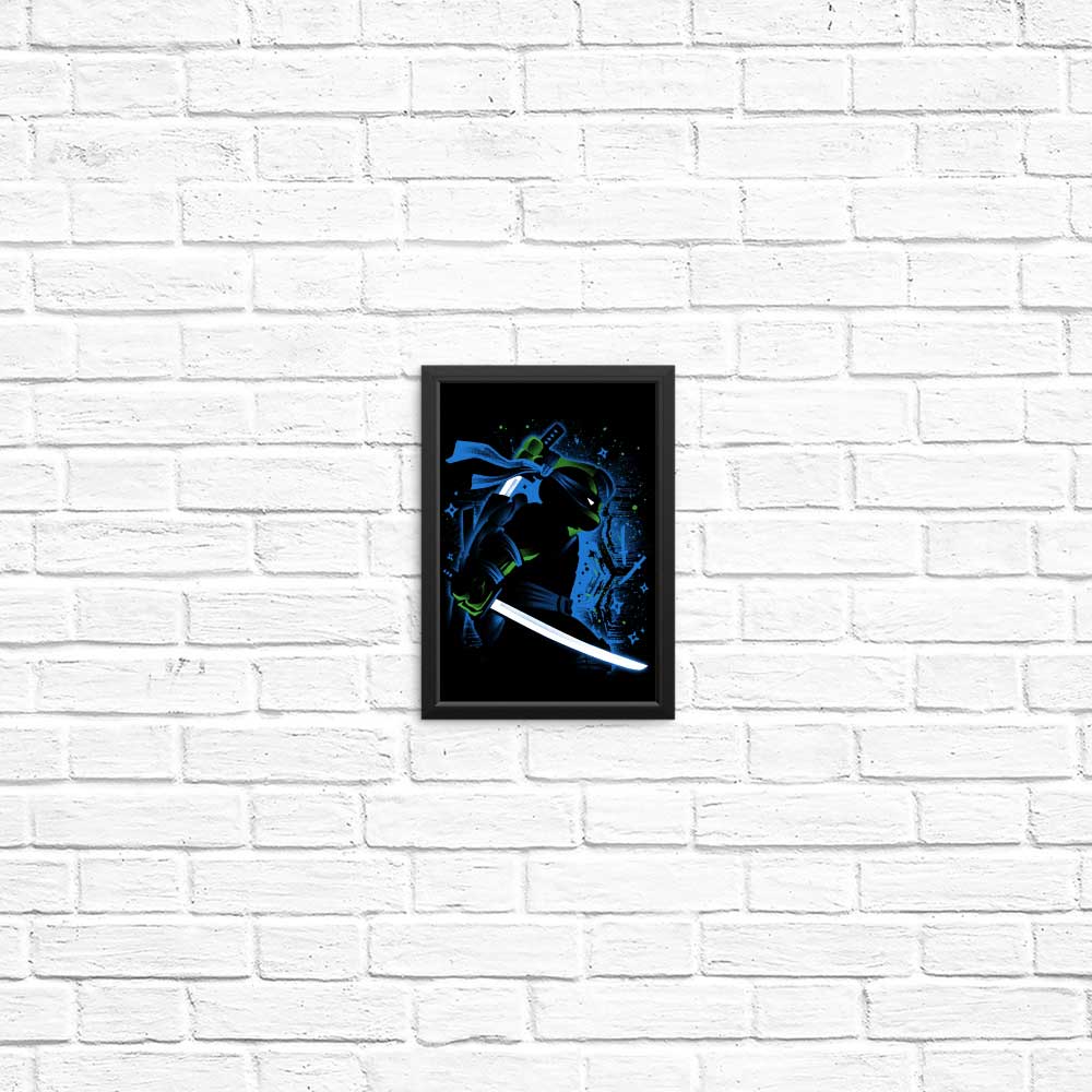 Blue Leader Ninja Wall Art - Posters and Prints