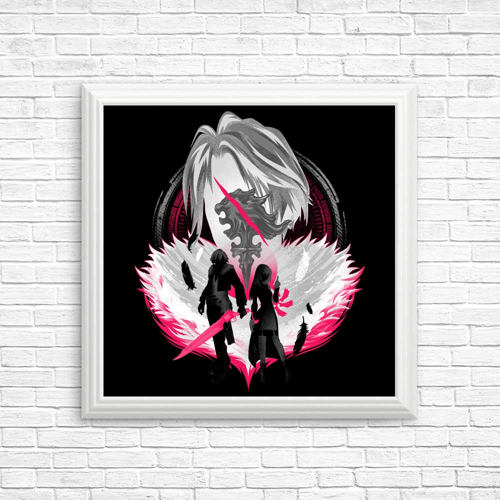 High - Quality Gunblade Silhouette Posters and Prints by Hypertwenty