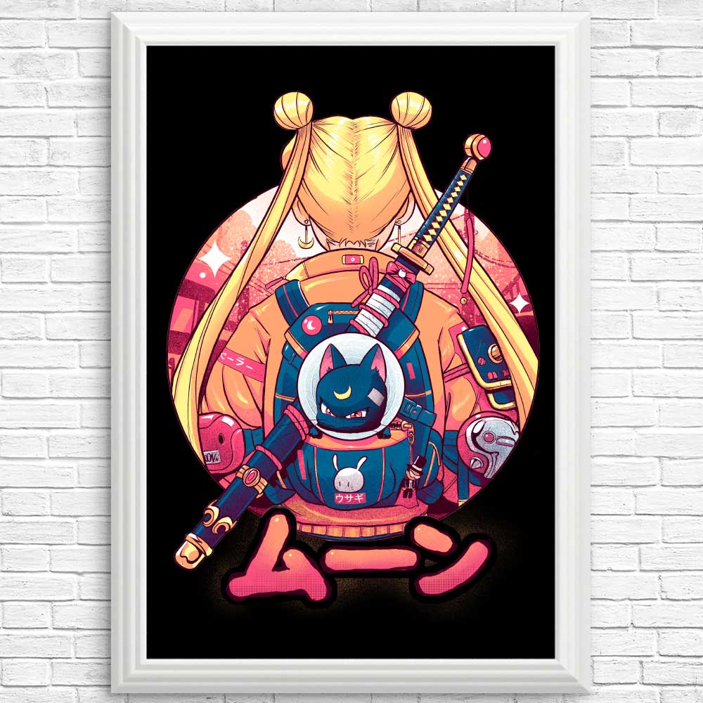 Stunning Winter Moon-themed Art Posters and Prints