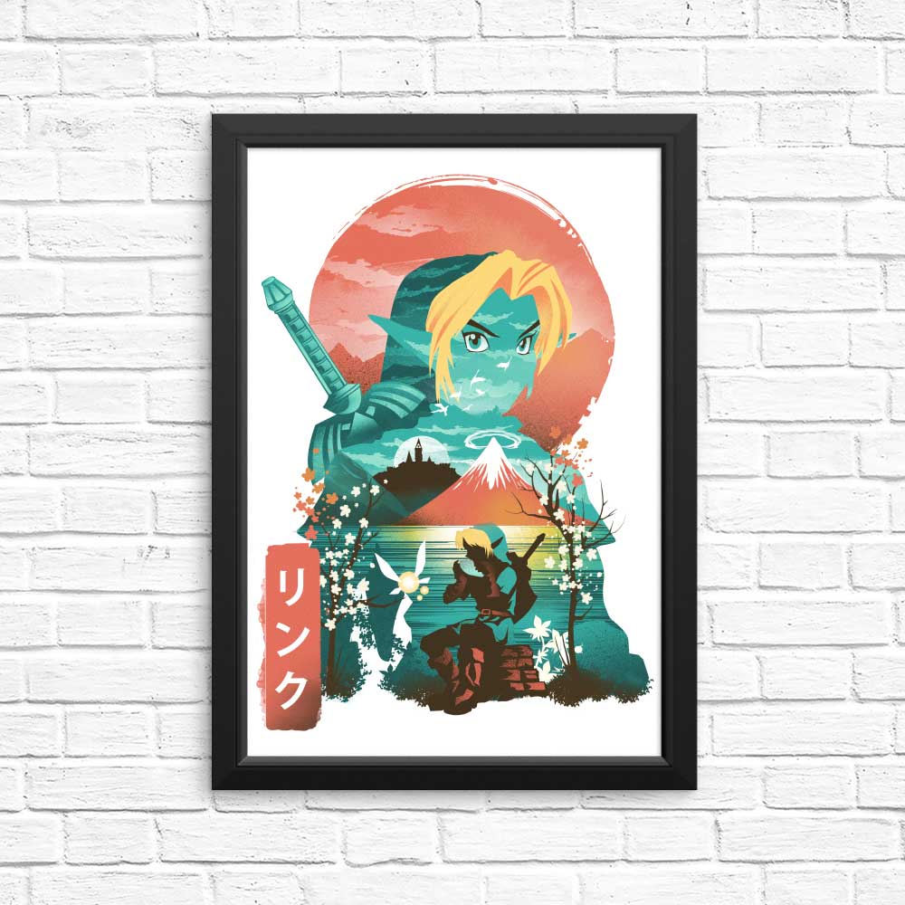 High - quality Ukiyo - e Ocarina Posters and Prints by Dandingeroz