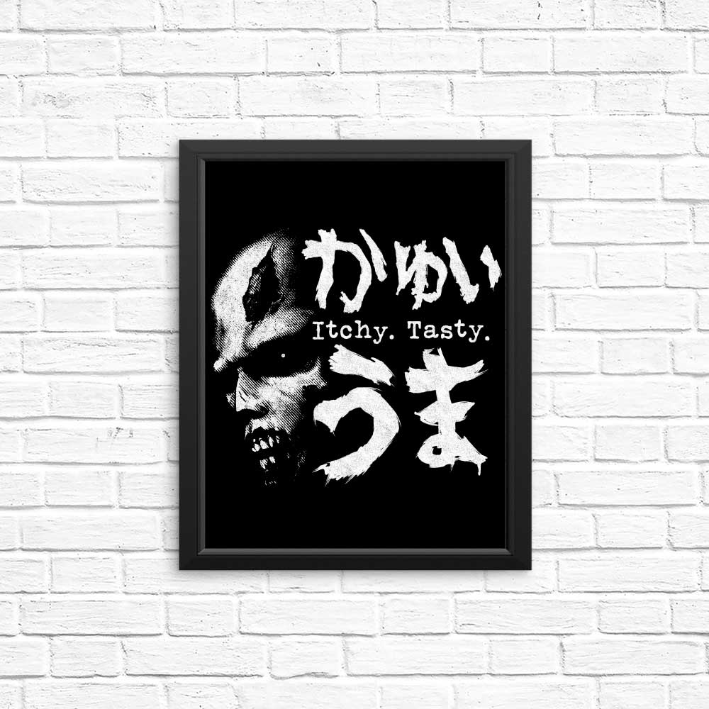 Itchy and Tasty Z Demonigote Wall Posters and Prints