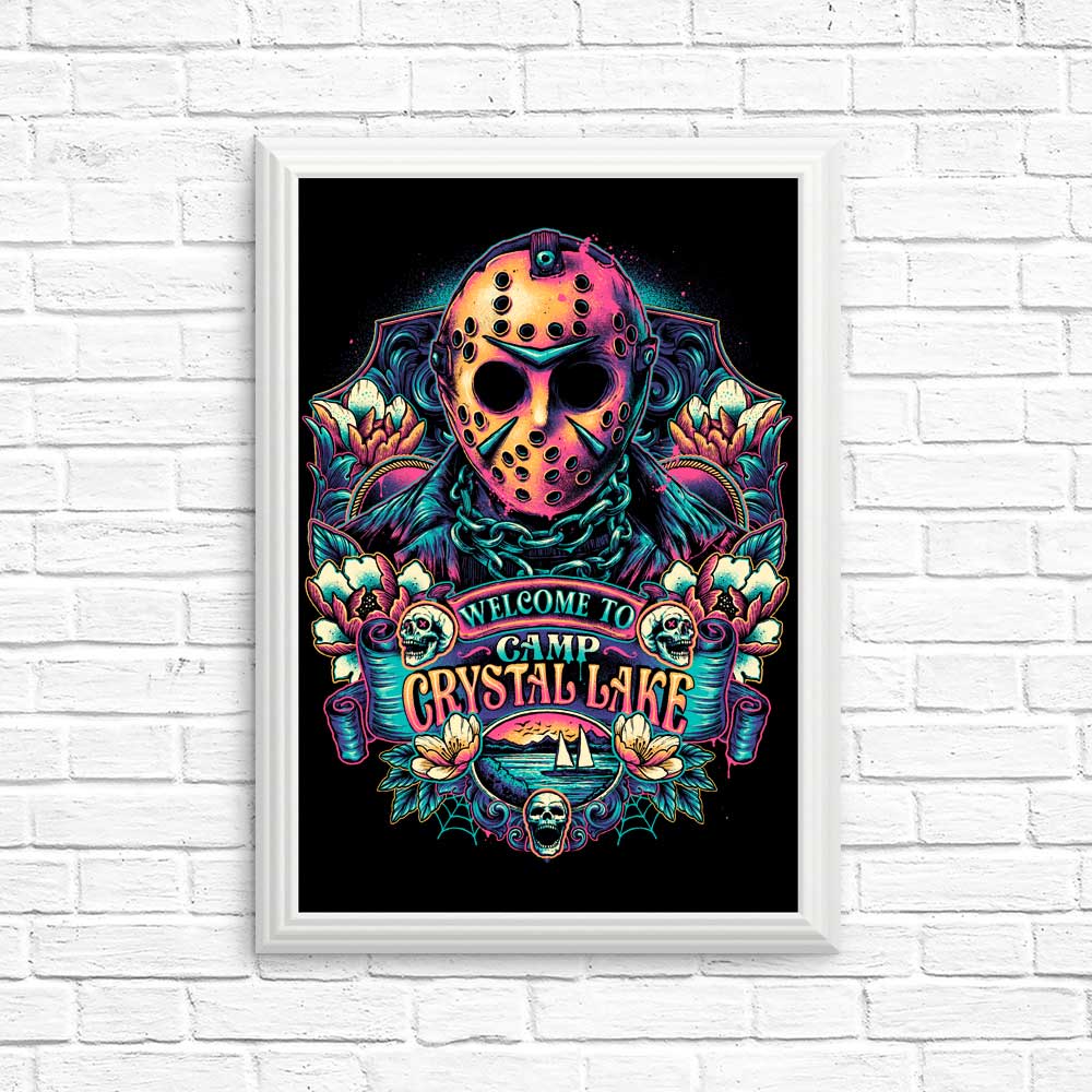 High - Quality 'Welcome to Camp Crystal Lake' Posters & Prints
