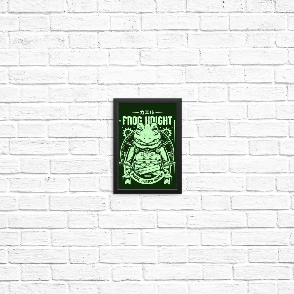 Exquisite Frog Knight Posters and Prints by Alundrart Design