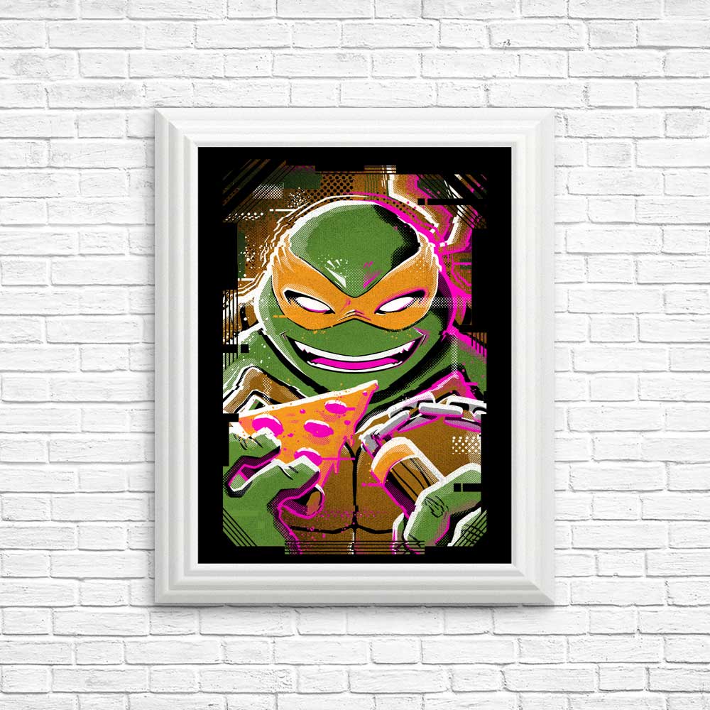 High - Quality Michelangelo Glitch Art Posters & Prints