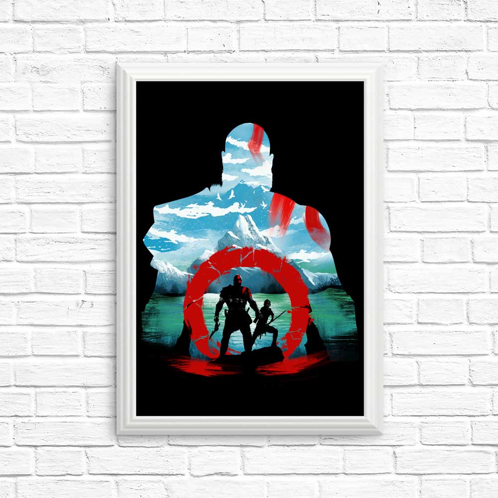 Stunning Silhouette of a God Wall Posters and Art Prints