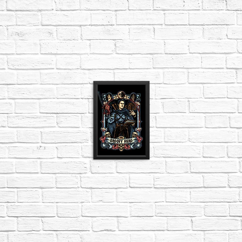 The Cool and Awesome Groovy Hero - Wall Posters & Art Prints