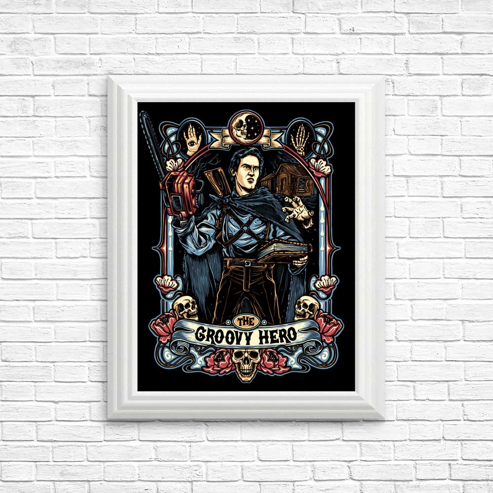The Cool and Awesome Groovy Hero - Wall Posters & Art Prints