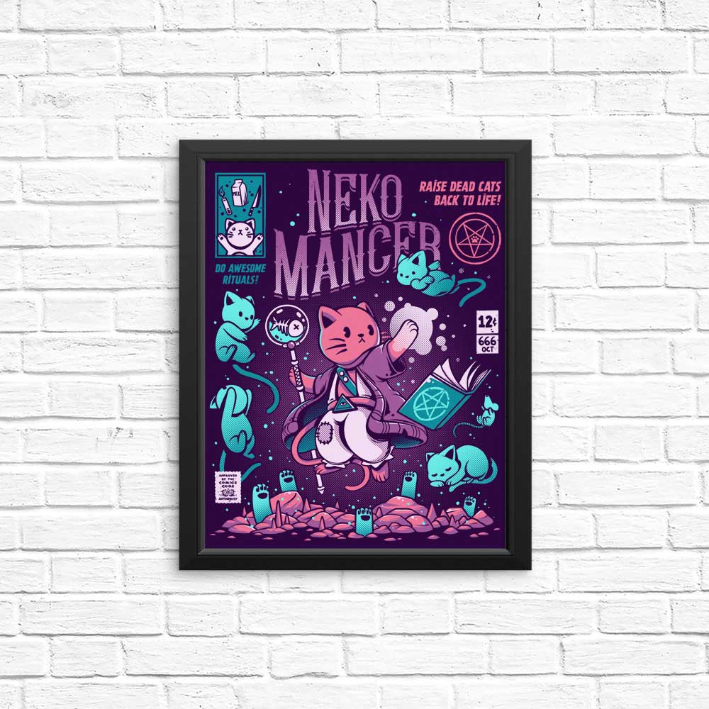 Nekomancer Art Posters and Prints by Ilustrata