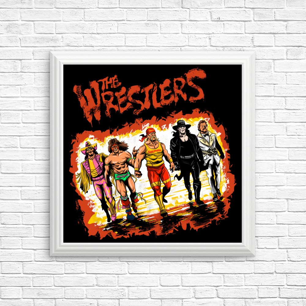High - Quality Posters & Prints of 'The Wrestlers' by Zascanauta