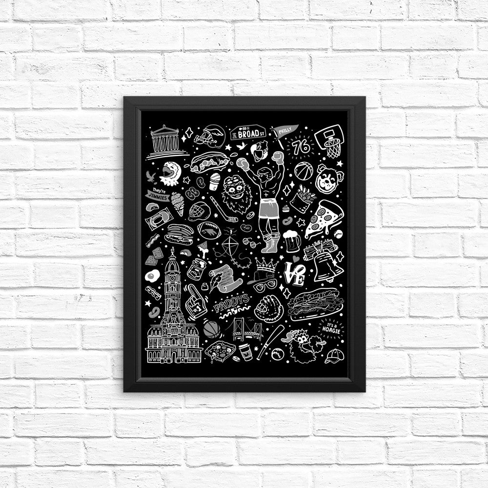 Black Philly Icons - High - Quality Posters and Prints