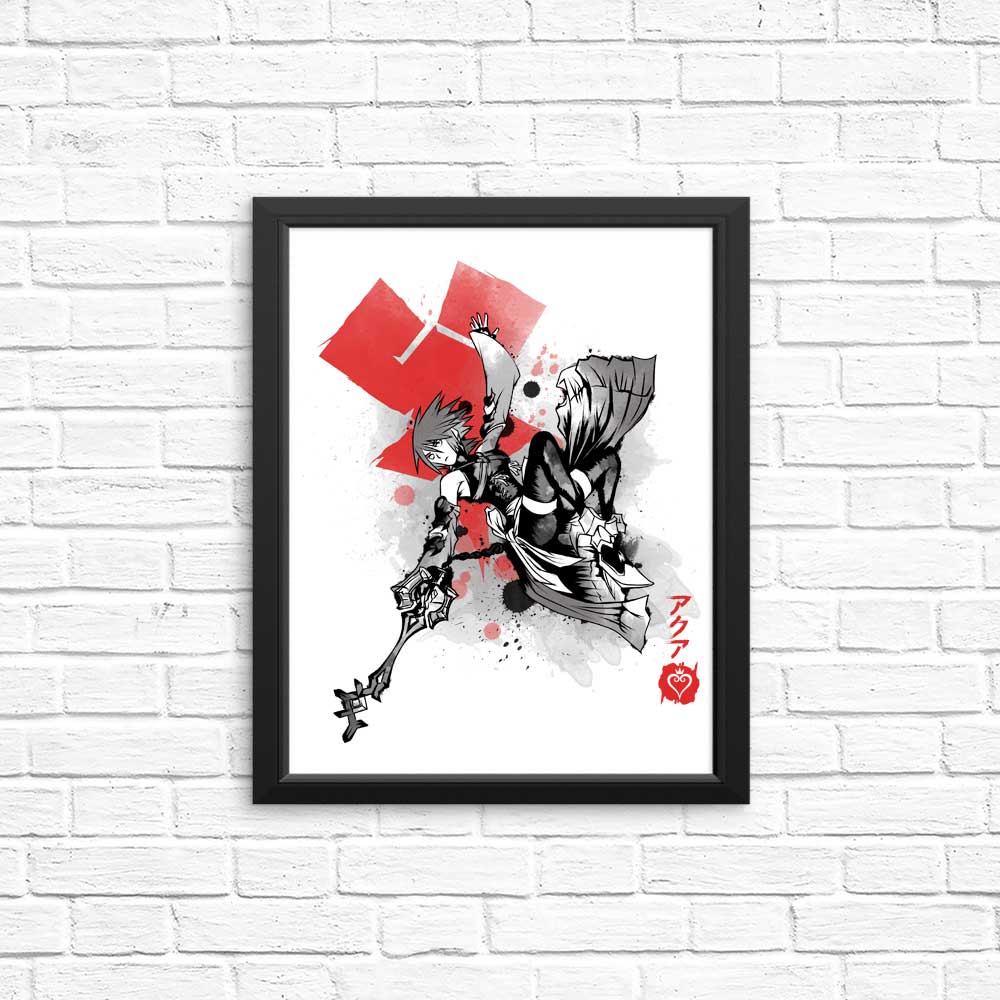 Keyblade Master Sumi - e Artistic Posters and Prints from Soulkr