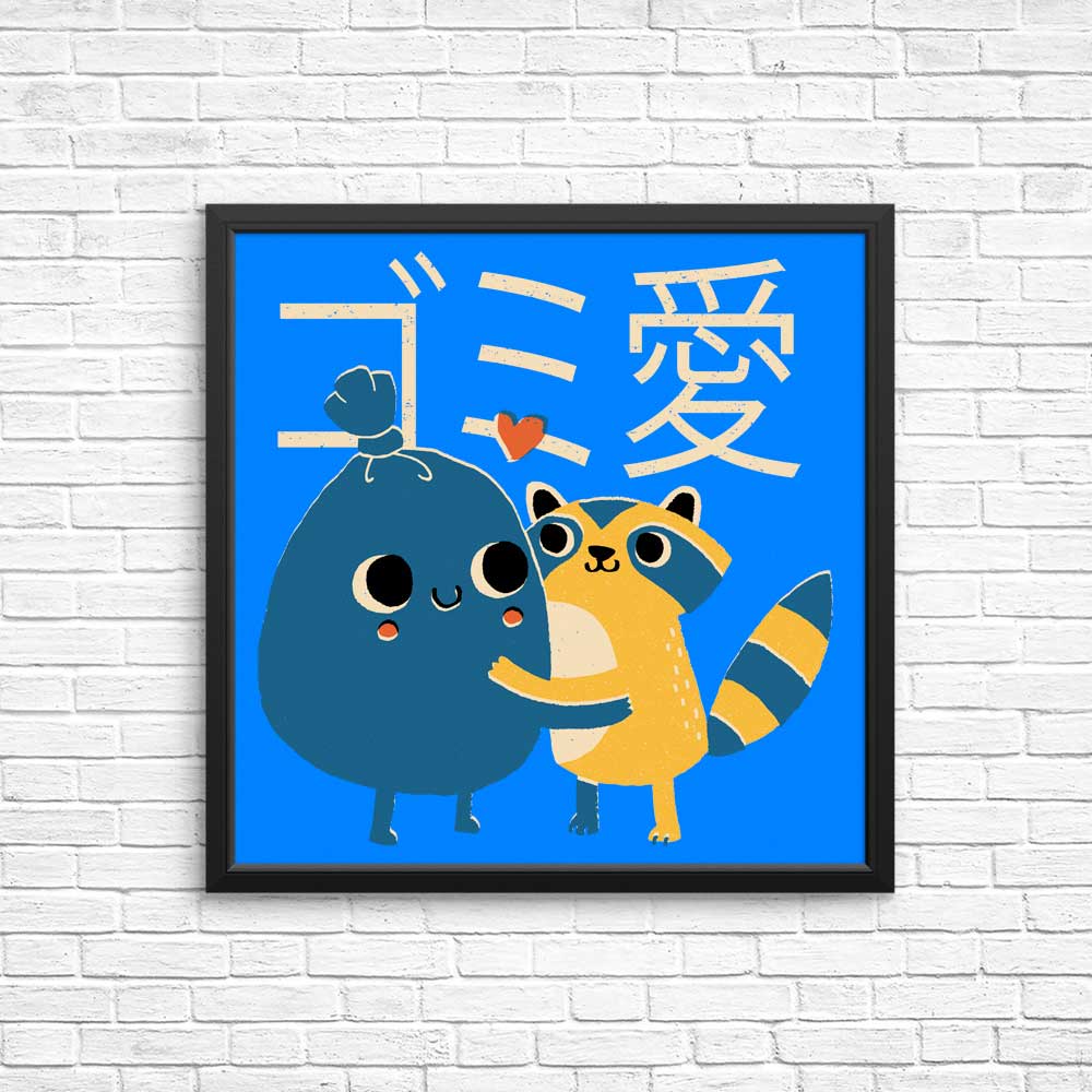 High - Quality 'Trash Love' Posters and Prints by DinoMike
