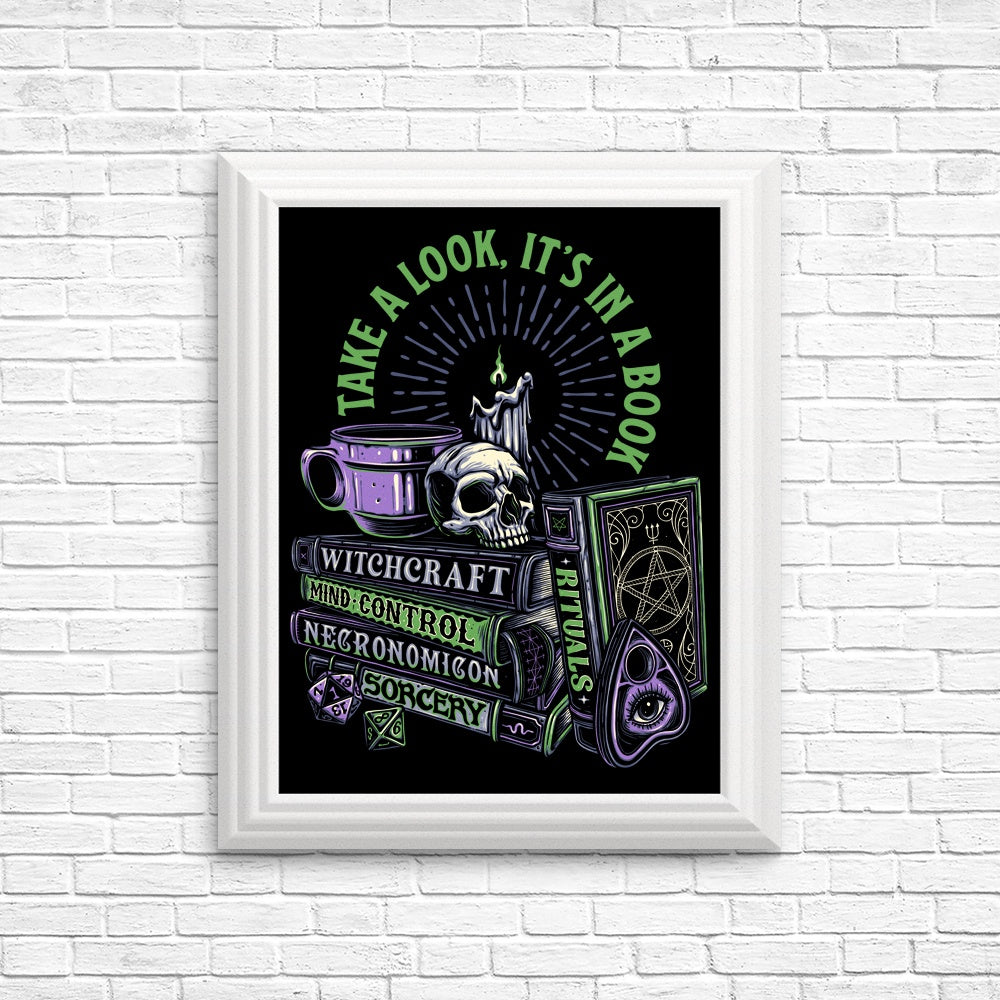Dark Book-themed Posters and Prints for Home Decor