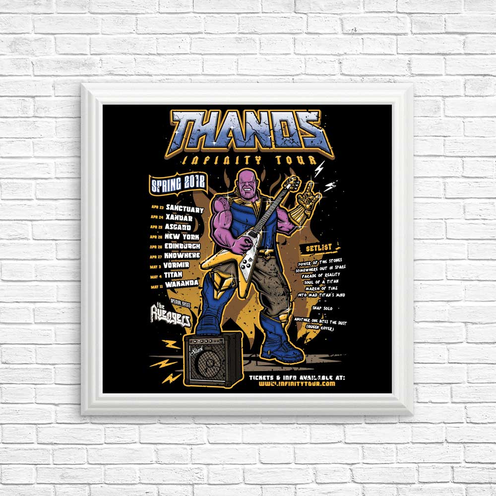 High - Quality Infinity Tour Posters and Prints