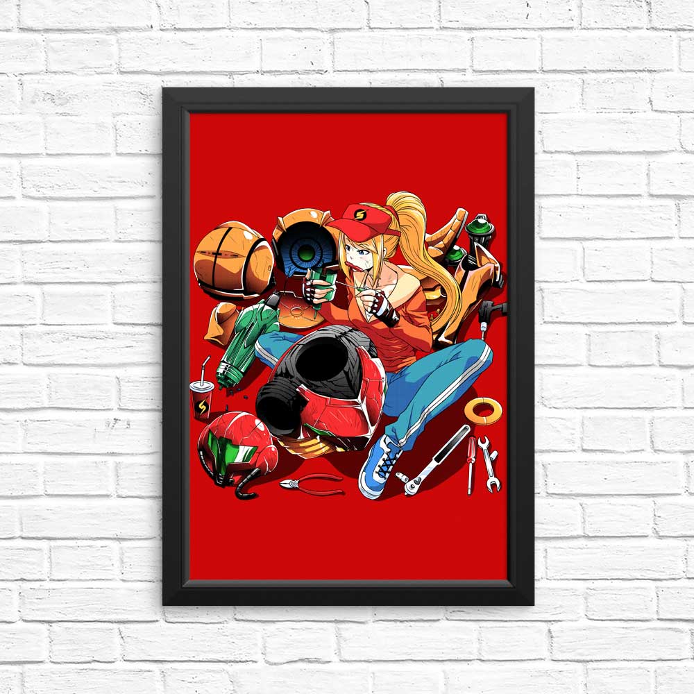 Samus Repairing - Wall Decor Posters and Prints