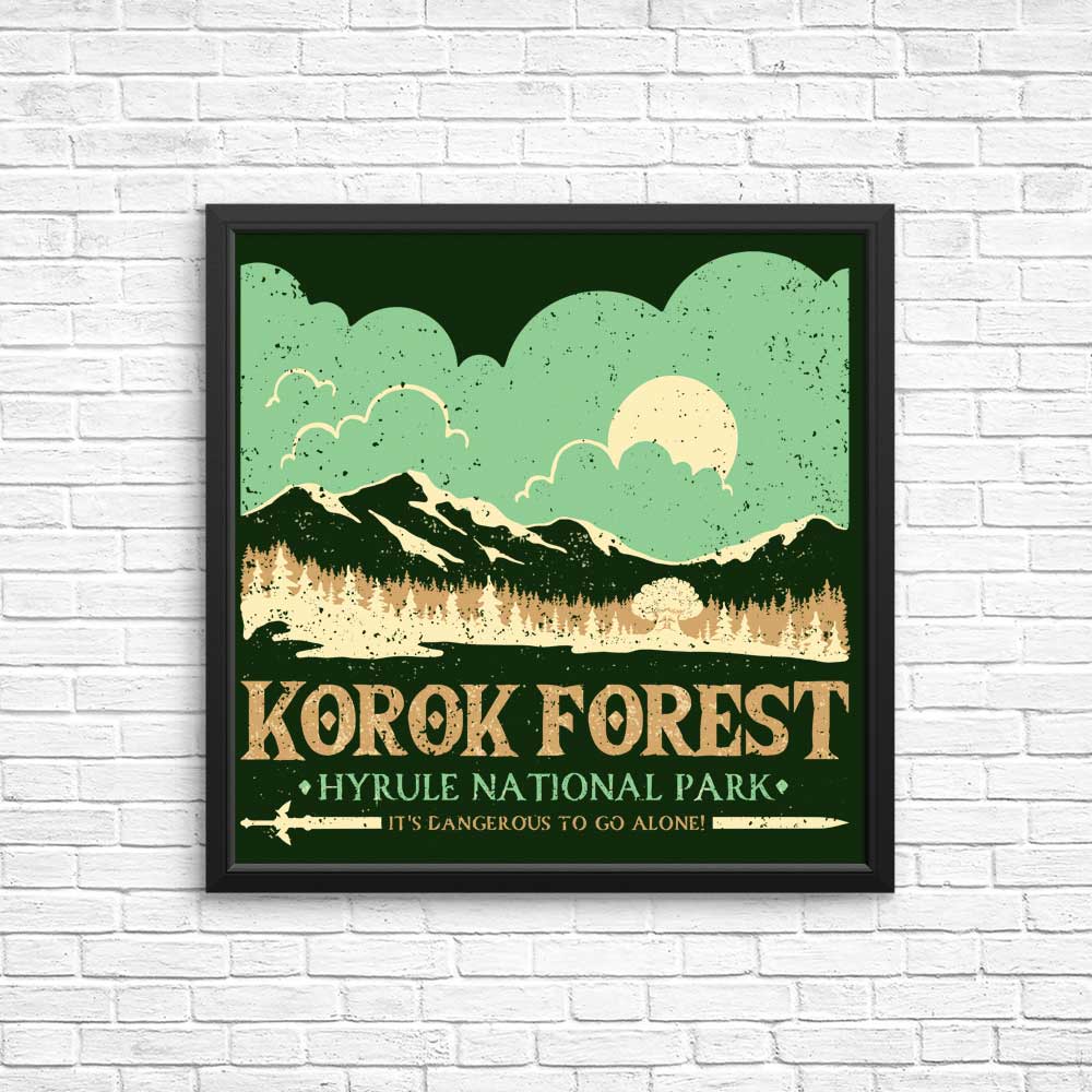 Retro Division's Korok National Park Wall Posters and Art Prints