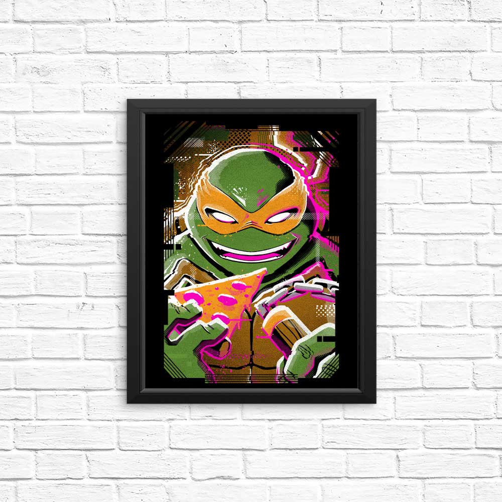 High - Quality Michelangelo Glitch Art Posters & Prints