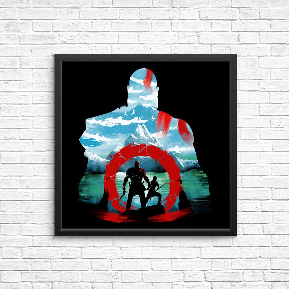 Stunning Silhouette of a God Wall Posters and Art Prints
