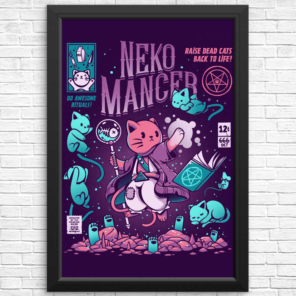 Nekomancer Art Posters and Prints by Ilustrata