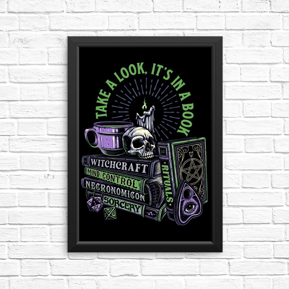 Dark Book-themed Posters and Prints for Home Decor