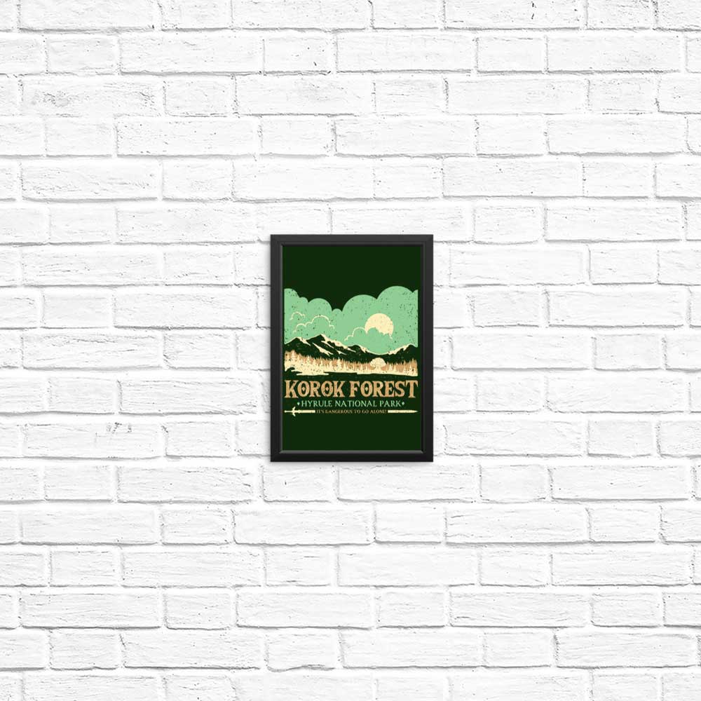 Retro Division's Korok National Park Wall Posters and Art Prints