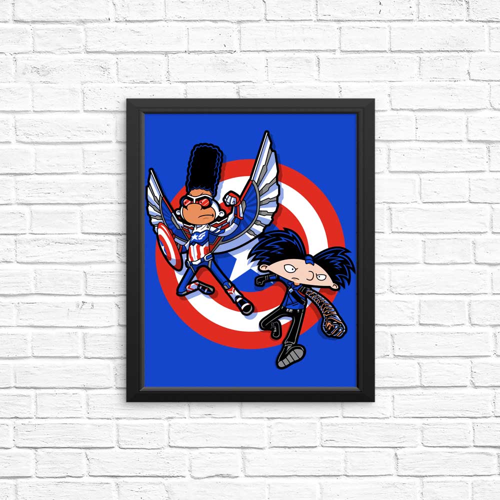 High - quality Captain Tallhair and Football Soldier Posters & Prints