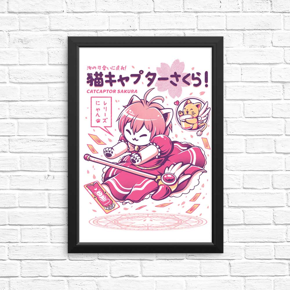 High - Quality Catcaptor Sakura Posters and Prints by Ilustrata