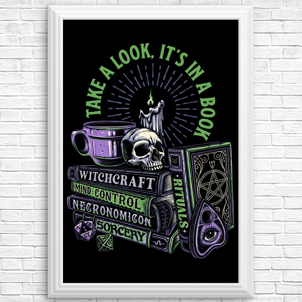 Dark Book-themed Posters and Prints for Home Decor