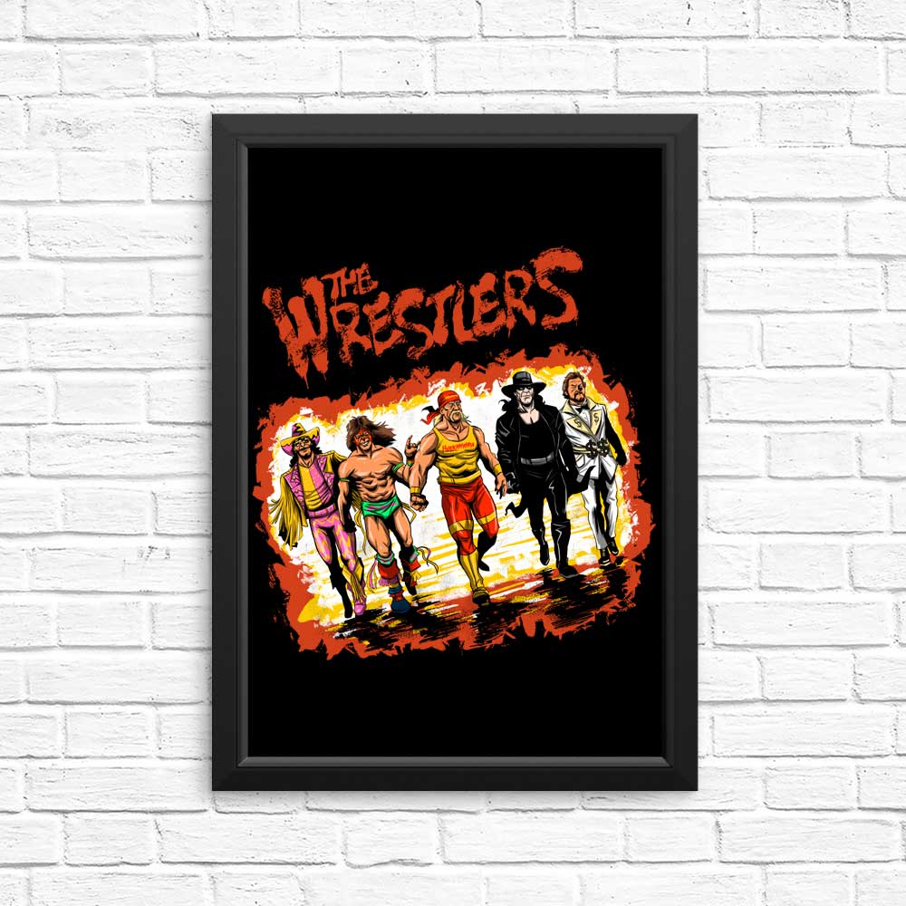 High - Quality Posters & Prints of 'The Wrestlers' by Zascanauta
