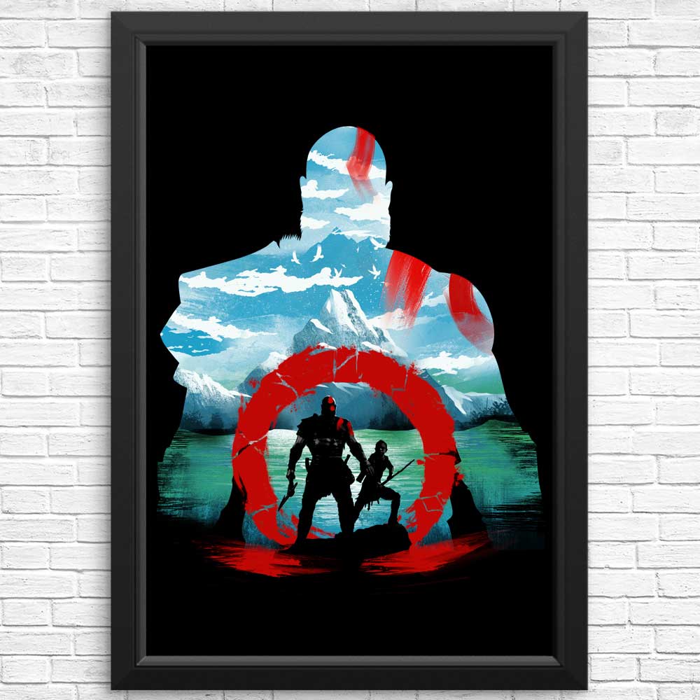 Stunning Silhouette of a God Wall Posters and Art Prints