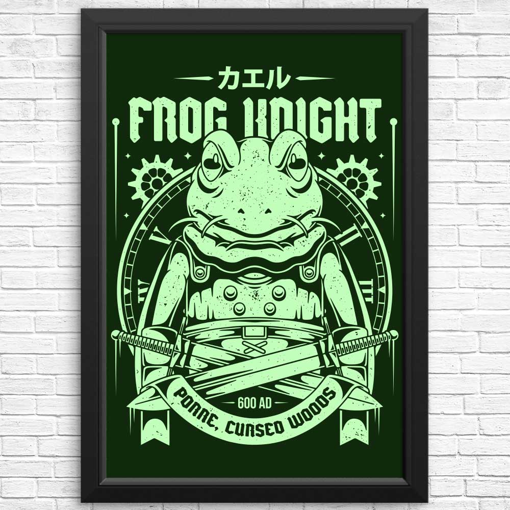 Exquisite Frog Knight Posters and Prints by Alundrart Design