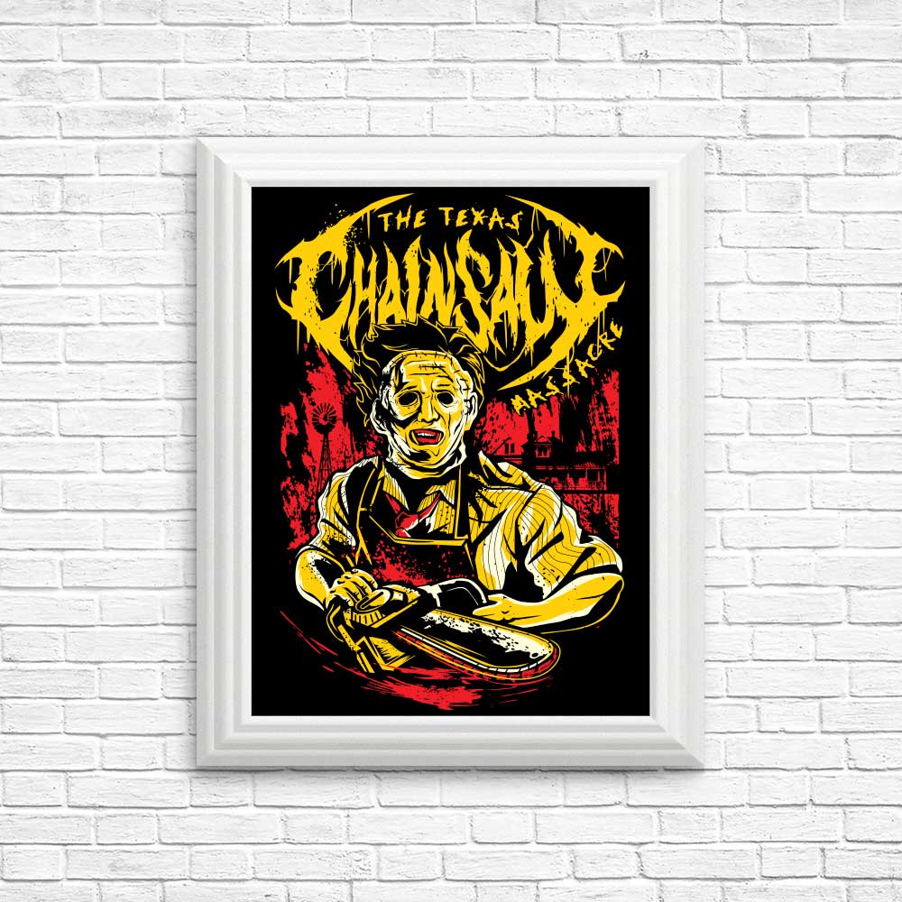 Chainsaw Album Posters and Prints - Wall Decor for Your Space