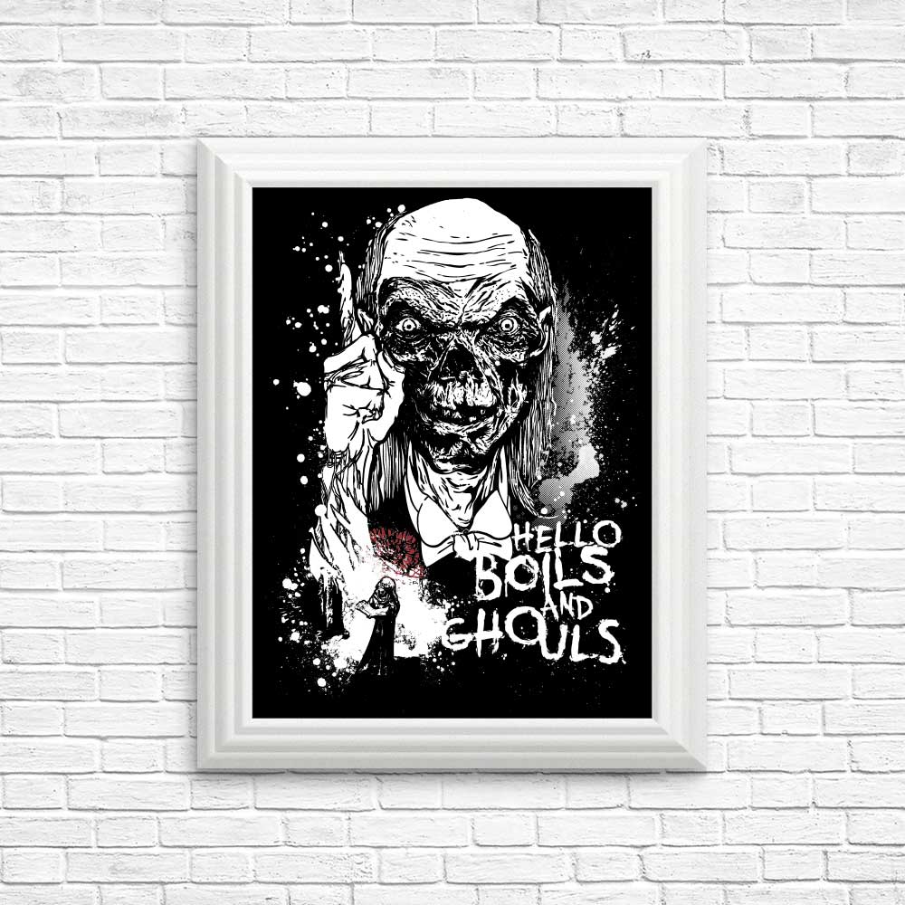 Spooky Boils and Ghouls - Artistic Posters and Prints for Decor