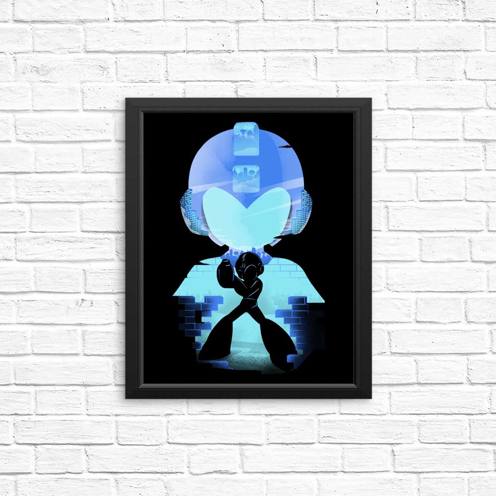 The Blue Bomber High - Quality Posters and Prints from Donnie Illustrations