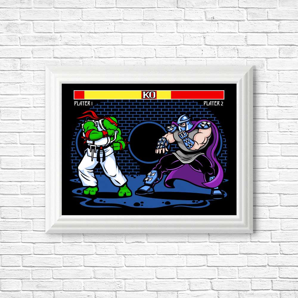 Sewer Fighter - High - Quality Art Posters and Prints by Harebrained
