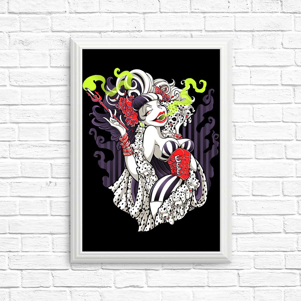 High - Quality Cruella de Mon Posters and Prints by Jehsee