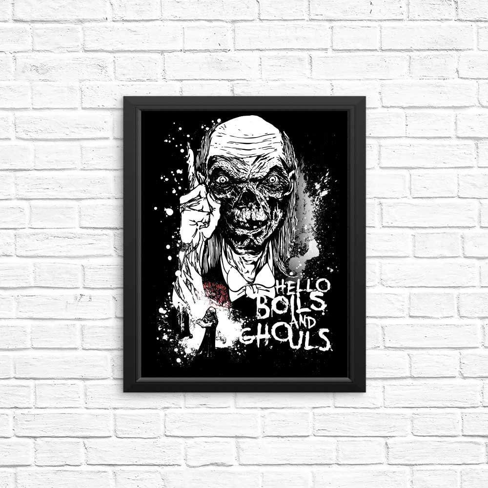 Spooky Boils and Ghouls - Artistic Posters and Prints for Decor