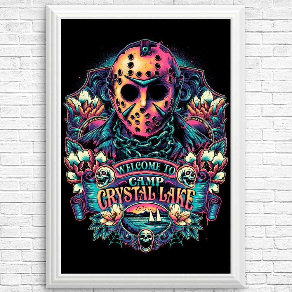 High - Quality 'Welcome to Camp Crystal Lake' Posters & Prints