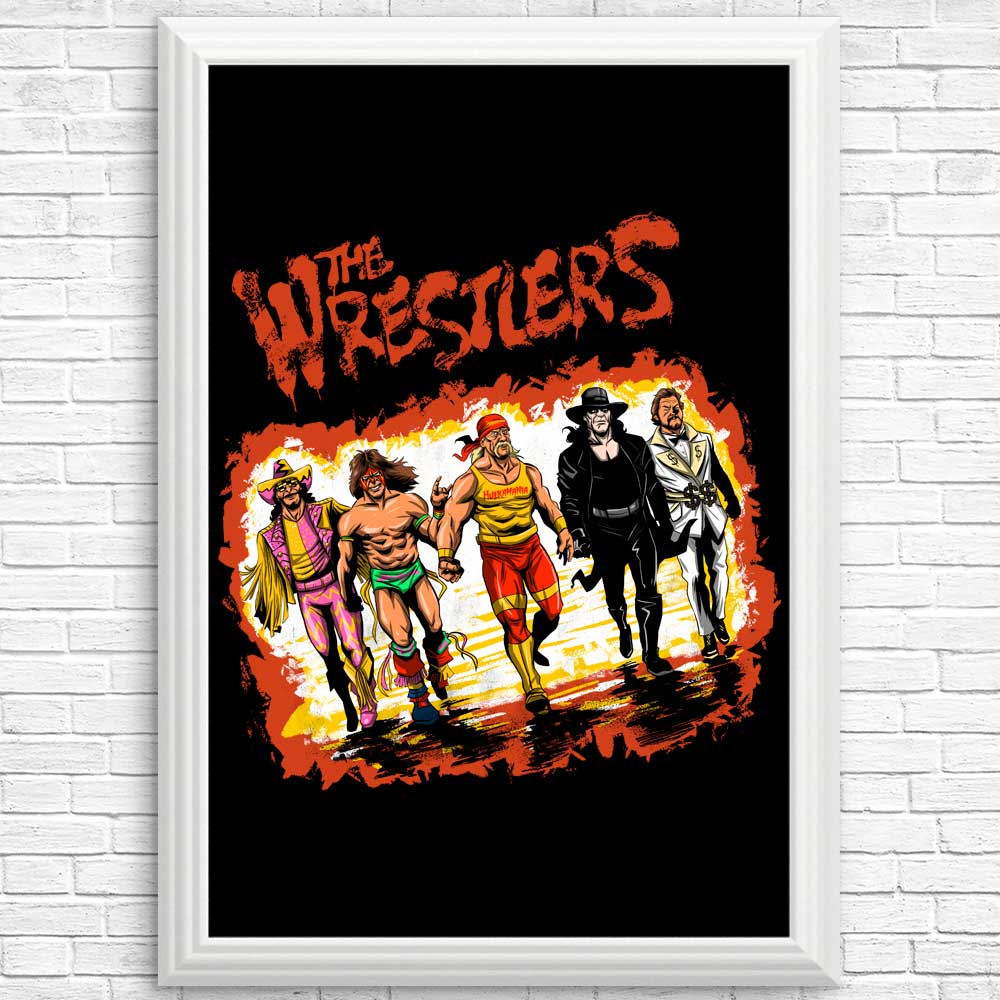 High - Quality Posters & Prints of 'The Wrestlers' by Zascanauta