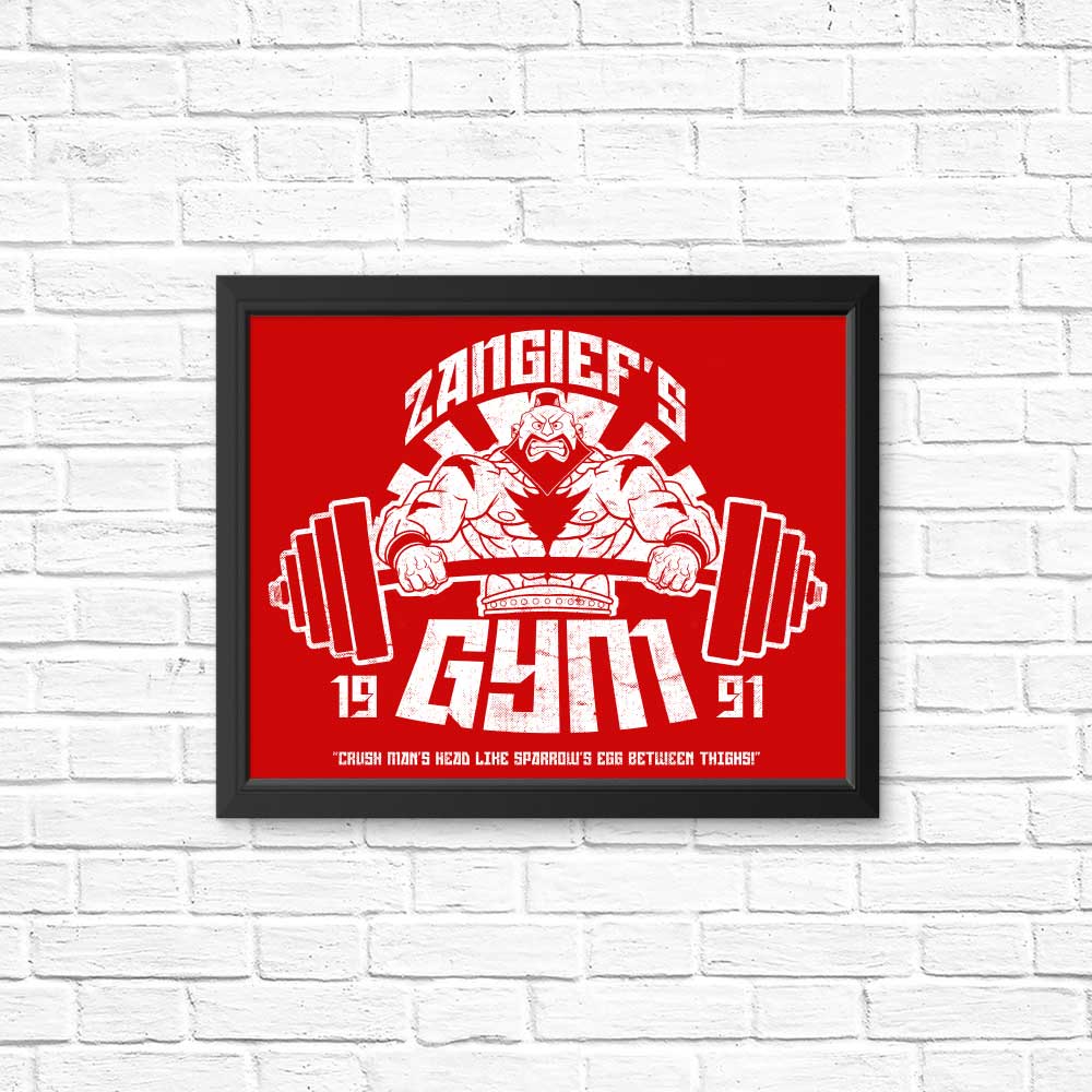 Unique Zangief Gym Posters and Prints for Your Space