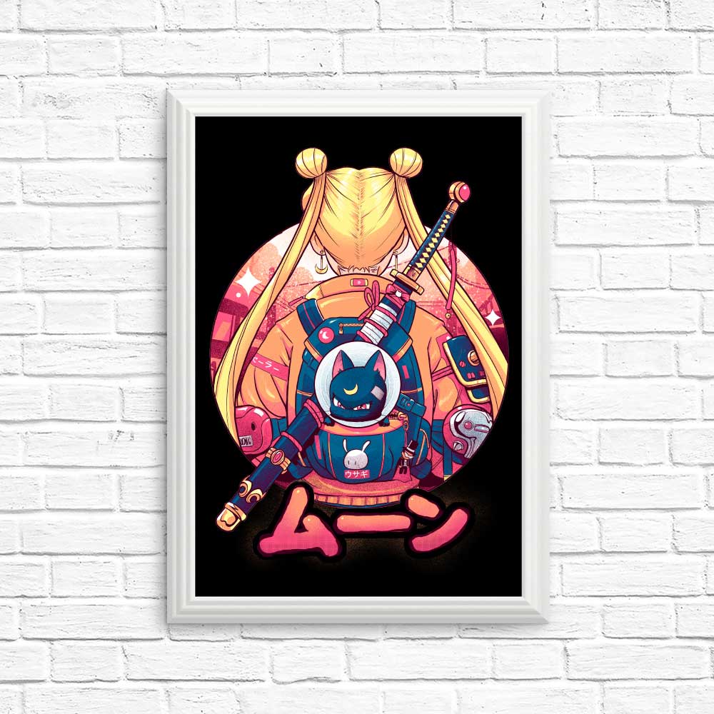 Stunning Winter Moon-themed Art Posters and Prints