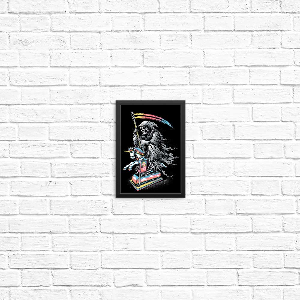 Artistic Posters and Prints for Decor - 'Death Enjoying Life' Series