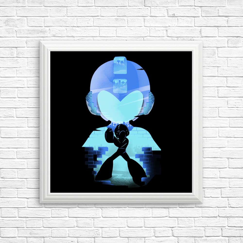The Blue Bomber High - Quality Posters and Prints from Donnie Illustrations