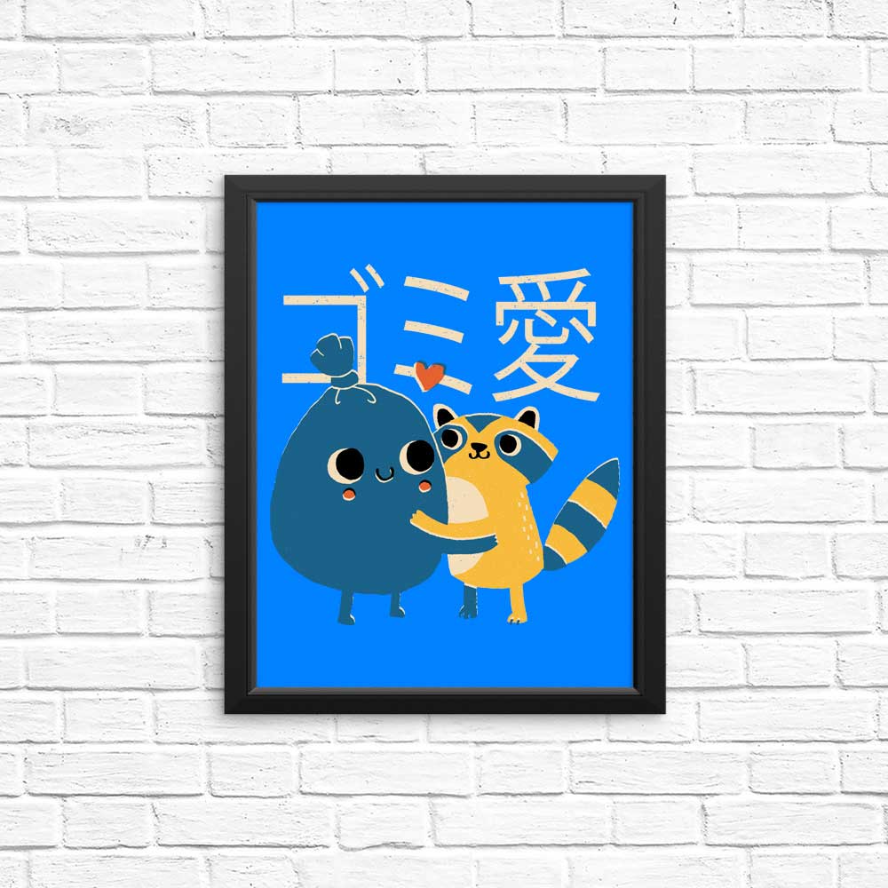 High - Quality 'Trash Love' Posters and Prints by DinoMike