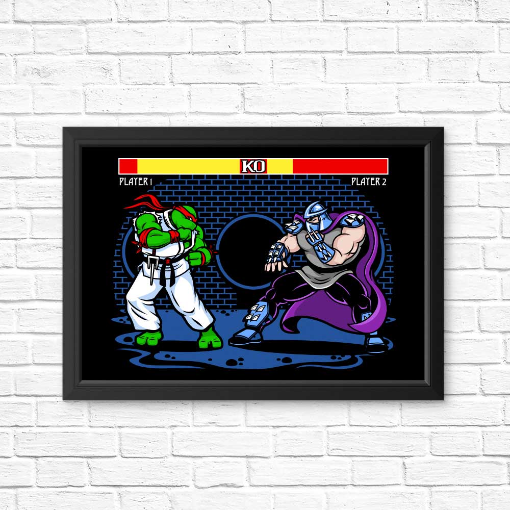 Sewer Fighter - High - Quality Art Posters and Prints by Harebrained