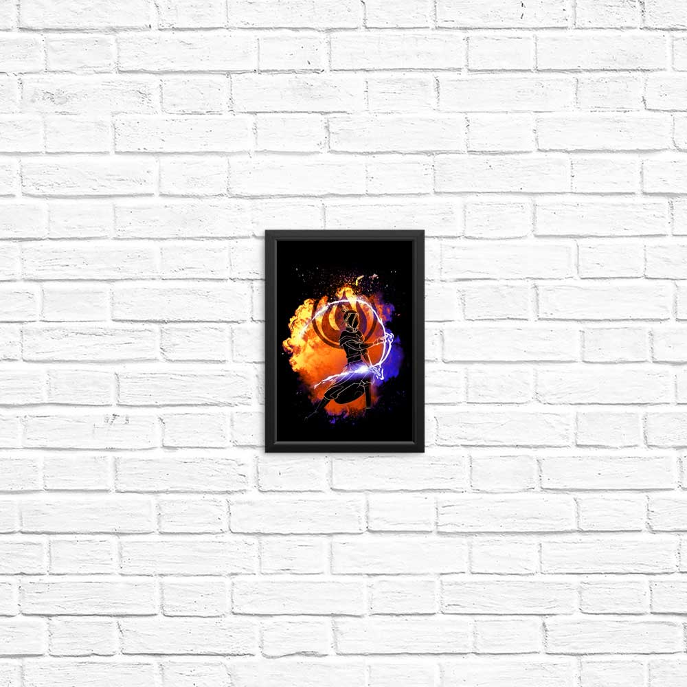 Soul of Fire Princess Wall Decor - High - Quality Posters and Prints