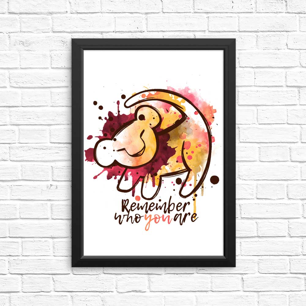 Inspirational 'Remember Who You Are' Wall Posters and Prints