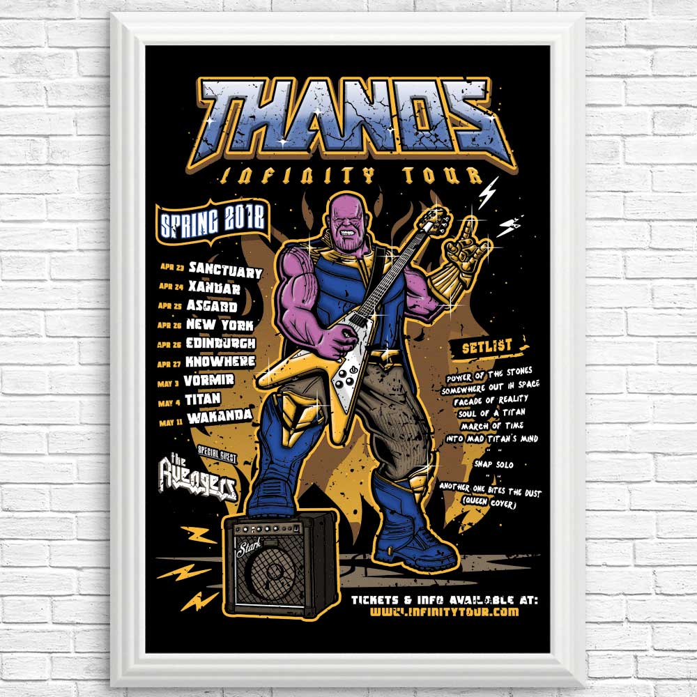 High - Quality Infinity Tour Posters and Prints